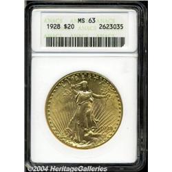 1928[$20] MS63 ANACS.