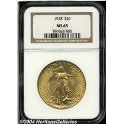 1928[$20] MS65 NGC.