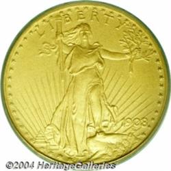 1908[$20] Motto PR65 PCGS.