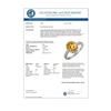 Image 3 : 2.10 CTW Citrine & Diamond Ring 14K White Gold - REF-27W6F - 10070