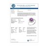 Image 2 : 1.19 CTW Amethyst & Diamond Ring 18K White Gold - REF-40Y2K - 12418