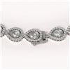 Image 4 : 33.08 CTW Pear Diamond Designer Necklace 18K White Gold - REF-6137Y3K - 42731