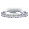 0.75 CTW Certified VS/SI Diamond Eternity Band Ring 14K White Gold - REF-53W3F - 30264