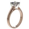 Image 4 : 1.25 CTW Certified VS/SI Quality Princess Diamond Solitaire Ring 10K Rose Gold - REF-372N3Y - 33014