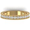 1.25 CTW VS/SI Diamond Art Deco Eternity Band Ring 14K Yellow Gold - REF-96K4W - 30323