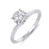 Image 1 : 1.0 CTW Certified VS/SI Diamond Solitaire Ring 18K White Gold - REF-443K8W - 12103