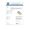 Image 3 : 0.75 CTW Certified H-SI/I Quality Diamond Solitaire Engagement Ring 10K Yellow Gold - REF-97M5H - 32