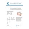 Image 3 : 2.1 CTW Certified VS/SI Diamond 3 Stone Princess Cut 2Pc Set 14K Rose Gold - REF-507H3A - 32028