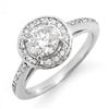 1.75 CTW Certified VS/SI Diamond Ring 14K White Gold - REF-429A8X - 11765