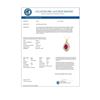 Image 2 : 3.87 CTW Ruby & Diamond Pendant 14K Yellow Gold - REF-85K5W - 14361