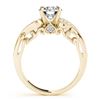 Image 2 : 1 CTW Certified VS/SI Diamond Solitaire Antique Ring 18K Yellow Gold - REF-191H3A - 27410