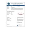 Image 3 : 8.40 CTW Ruby Bracelet 18K White Gold - REF-94M5H - 13990