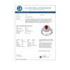 Image 2 : 1.93 CTW Ruby & Diamond Ring 14K White Gold - REF-67T6M - 11025