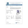 Image 2 : 1.0 CTW Tanzanite & Diamond Ring 18K White Gold - REF-47X3T - 10149