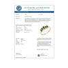 Image 2 : 0.50 CTW Emerald Ring 14K Rose Gold - REF-21A5X - 13142