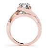 Image 5 : 1.15 CTW Certified VS/SI Diamond Solitaire Ring 18K Rose Gold - REF-381Y3K - 27457