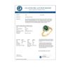 Image 2 : 2.75 CTW Emerald & Diamond Ring 10K Yellow Gold - REF-49H3A - 12411