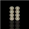 Image 1 : 5.33 CTW Oval Diamond Designer Earrings 18K Yellow Gold - REF-982W4F - 42766