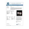Image 3 : 1.5 CTW Fancy Intense Blue Diamond Art Deco Stud Earrings 18K Rose Gold - REF-178M2H - 37699