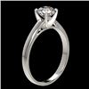 Image 4 : 1.03 CTW Certified H-SI/I Quality Diamond Solitaire Engagement Ring 10K White Gold - REF-199M5H - 36