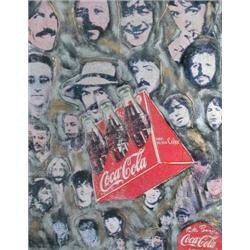 Pietro Psaier (Italian, b.1939)The Beatles, Changing Faces, 1977, signed lower right "Pietro Psaier.