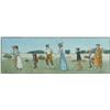 Image 1 : R C Carter (Early 20th Century) A pair of amusing golfing prints, procession of figures in summer,..