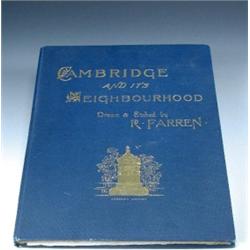 Farren, R.  Cambridge and its Neighbourhood, etched title and plates, original cloth gilt, t.e.g.,..
