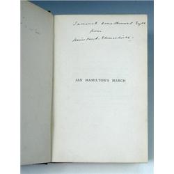 Churchill, Winston Spencer.  Ian Hamilton's March, first edition inscribed to half title 'Samuel Sm.