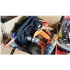 Image 2 : RIDGID CORDLESS DRILLS AND BOX OF TOOLS AND FILTER