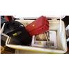 Image 2 : STANLEY COOLER, TWO AIR PURIFIERS, SET OF ROAD FLARES, AND BOX OF ESTATE GOODS