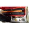 Image 3 : STANLEY COOLER, TWO AIR PURIFIERS, SET OF ROAD FLARES, AND BOX OF ESTATE GOODS