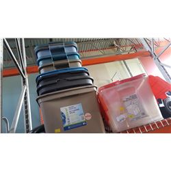 LOT OF STORAGE TOTES