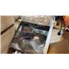 Image 3 : BOX OF BEDDING CLEANING SUPPLIES AND POTS AND PANS