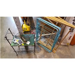 PLANTER STANDS AND WIRE RACK