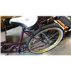 Image 2 : PURPLE NORCO BEACH CRUISER WITH WHITEWALL TIRES