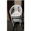Image 1 : 7 STACKING PATIO CHAIRS