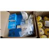 Image 5 : BOX OF MEDIUM RESPIRATOR MASKS 2 BOXES OF FILTERS AND RESPIRATOR PARTS