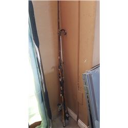 LOT OF FISHING RODS AND CANES
