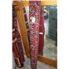Image 1 : 5X7 FOOT RED AREA CARPET