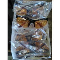 10 PAIRS NEW RYDERS INCLINE ORANGE LENS SUNGLASSES RETAIL $36 EACH