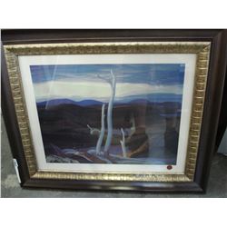 LIMITED EDITION PRINT EVENING LAKE SUPERIOR BY FRANKLIN CARMICHEAL