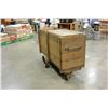 Image 2 : WOOD ROLLING CART