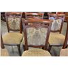 Image 3 : AS NEW SET OF SIX CARVED MAHOGANY ULPHOSTERED DINING CHAIRS RETAIL $249 EACH