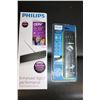 Image 1 : NEW PHILLIPS HDTV 18DB AMPLIFIED DIGITAL ANTENNA AND NEW 8 IN 1 REMOTE