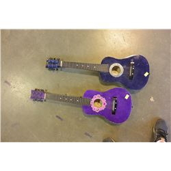 TWO FIRST ACT ACOUSTIC GUITARS