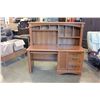 Image 1 : MAPLE DESK WITH HUTCH