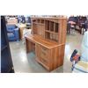 Image 2 : MAPLE DESK WITH HUTCH