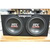 Image 2 : MTX AUDIO SUBS IN TERMINATOR BOX W/ PAIR OF SPEAKERS