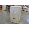 Image 2 : TWO DRAWER METAL FILING CABINET