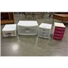Image 2 : LOT OF PLASTIC ORGANIZERS